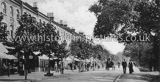 High Road, Wanstead, London. c.1903